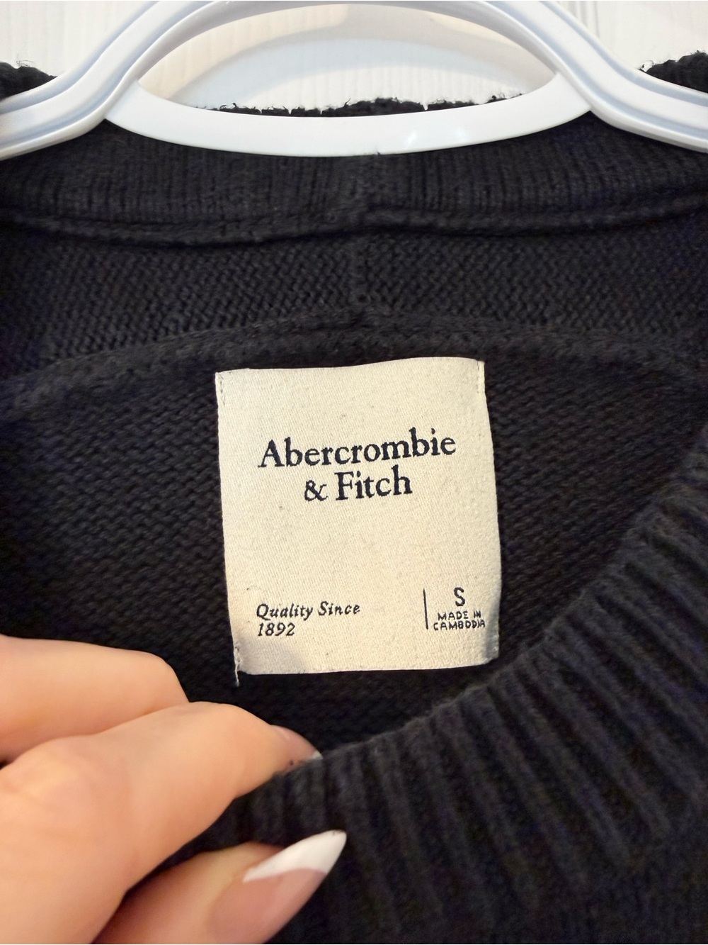 Abercrombie and Fitch Madeline Crew Neck Knit Sweater